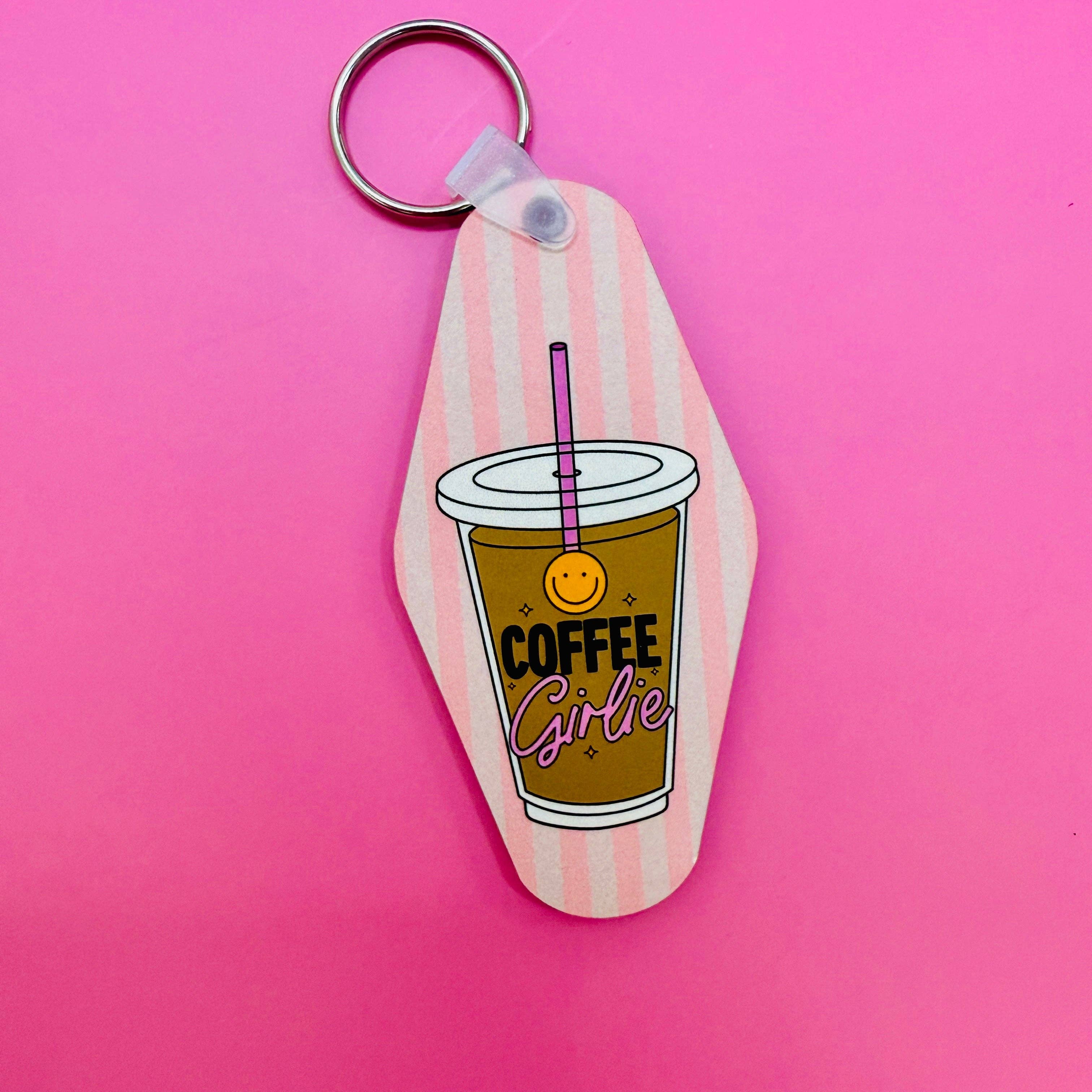 Sonny Rising - Wholesale Keychain - Women's - Motel Style Keychain, Coffee Girlie0