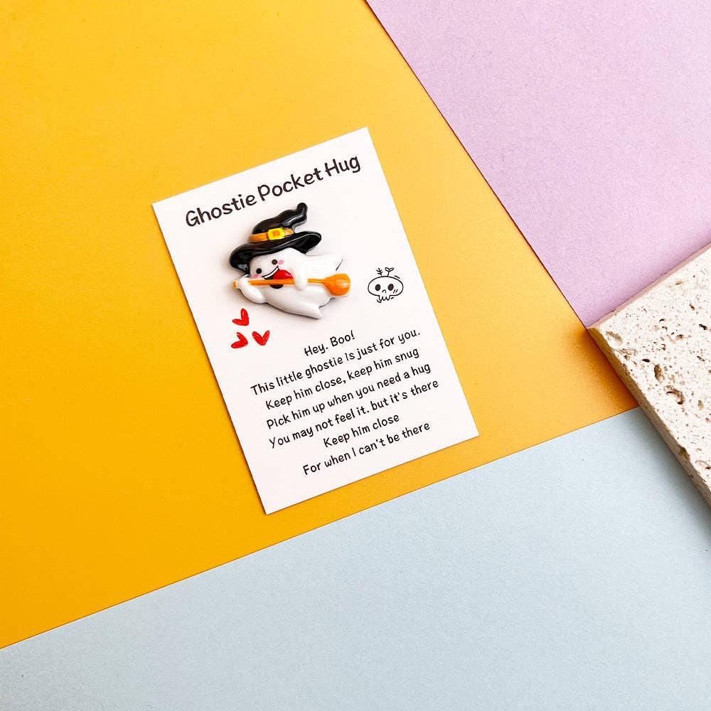 Magia Design - Wholesale Keepsake Coin/Token - Pocket Hug Ghostie Boo0