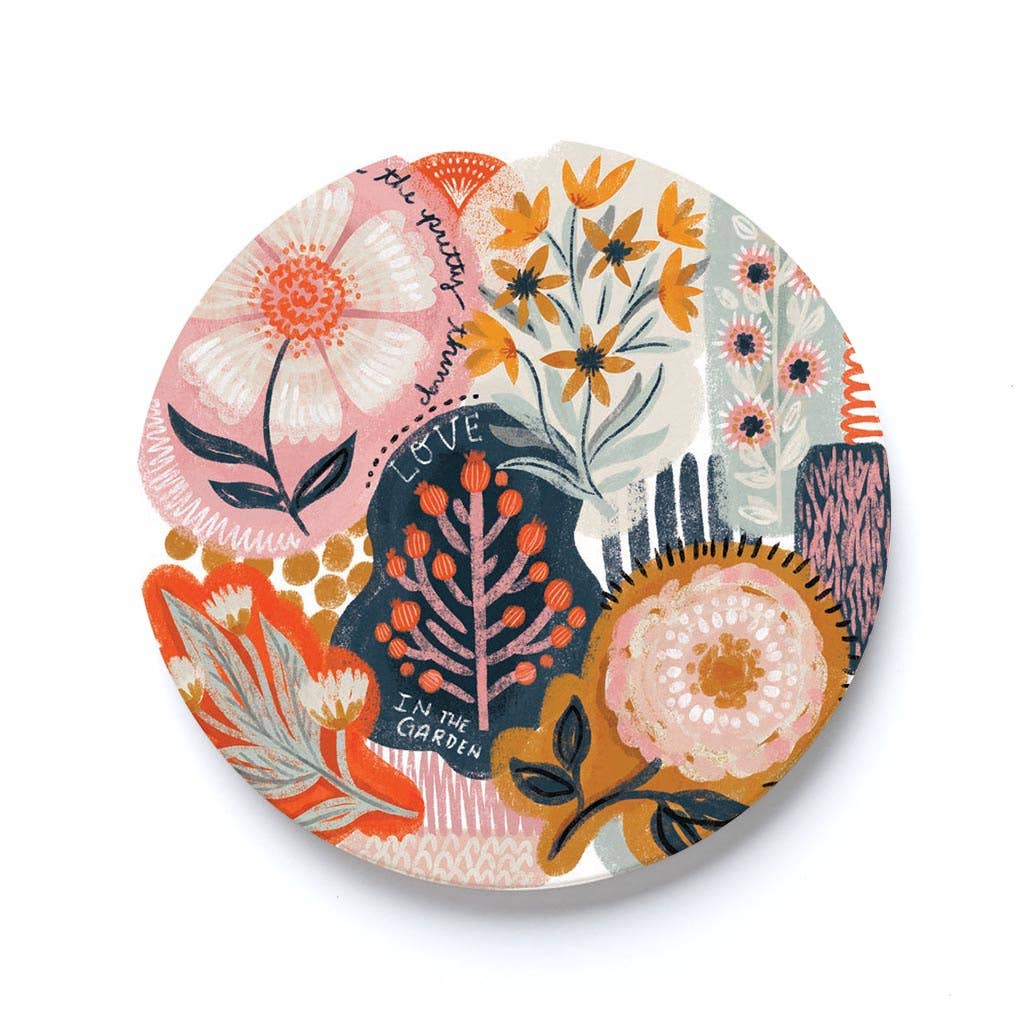 Clairmont & Co - Wholesale Car Coaster - Women's - Car Coaster-Pretty Things Abstract Florals