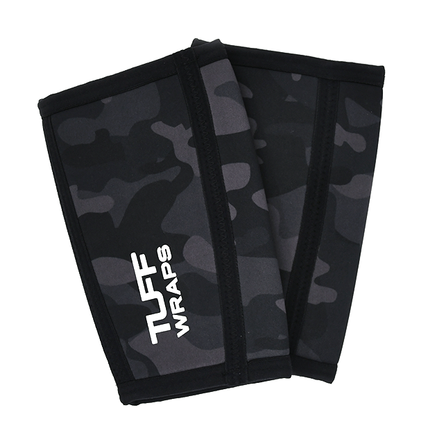 TuffWraps - Wholesale Fitness Equipment - TUFF Power Elbow Sleeves 7mm (Black Camo)0