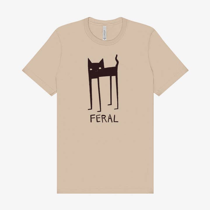 T-shirt sauvage pour la vente par Cat People Press