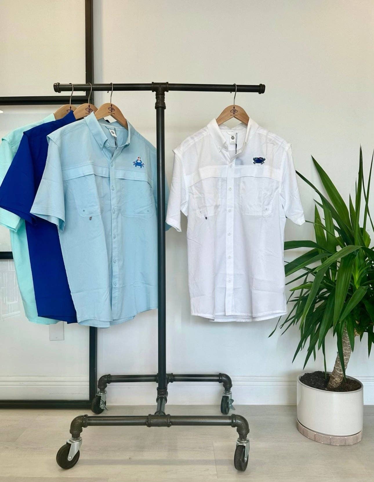 WHEREable Art, LLC – wholesale Buttoned-down shirt – Unisex – Men's Sun Protection Fishing Shirts 4