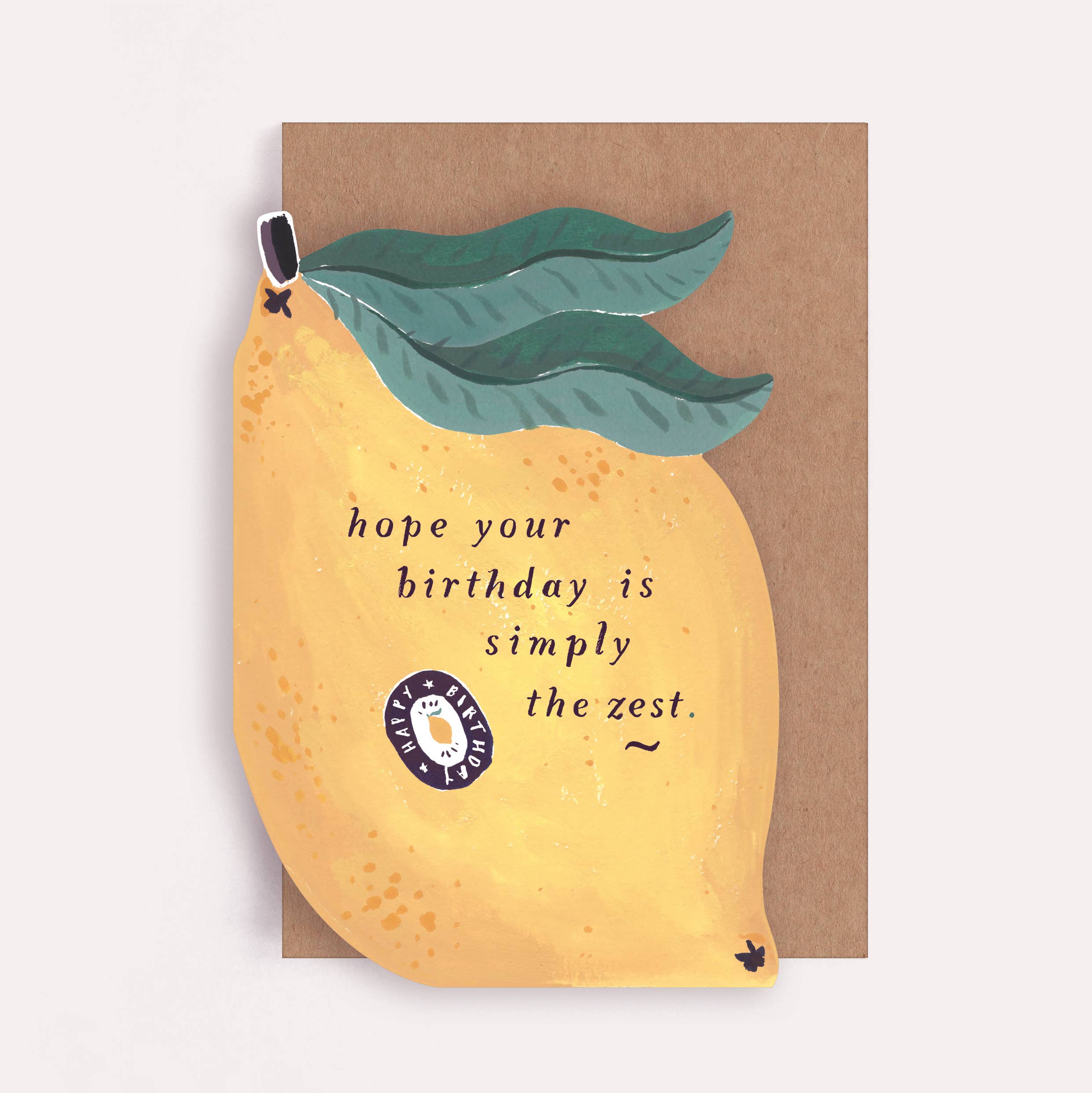 Sister Paper Co. - Wholesale Birthday Card - Lemon Zest Birthday Card | Funny Birthday Cards | Pun Cards1