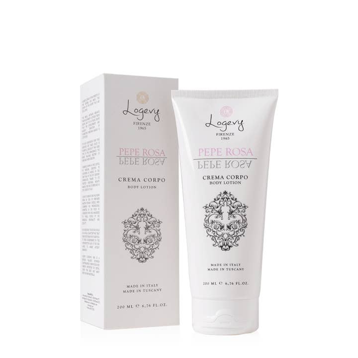 Pink Pepper kropscreme 200 ml for engroshandel hos Logevy Firenze 1965