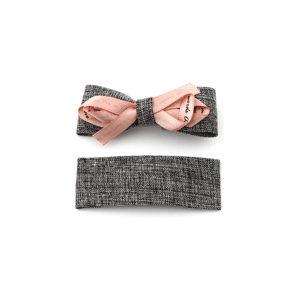 Domoflor s.l - Wholesale Hair Accessories Set - Women's - Bow brooch and plain clip set (2 pieces)2