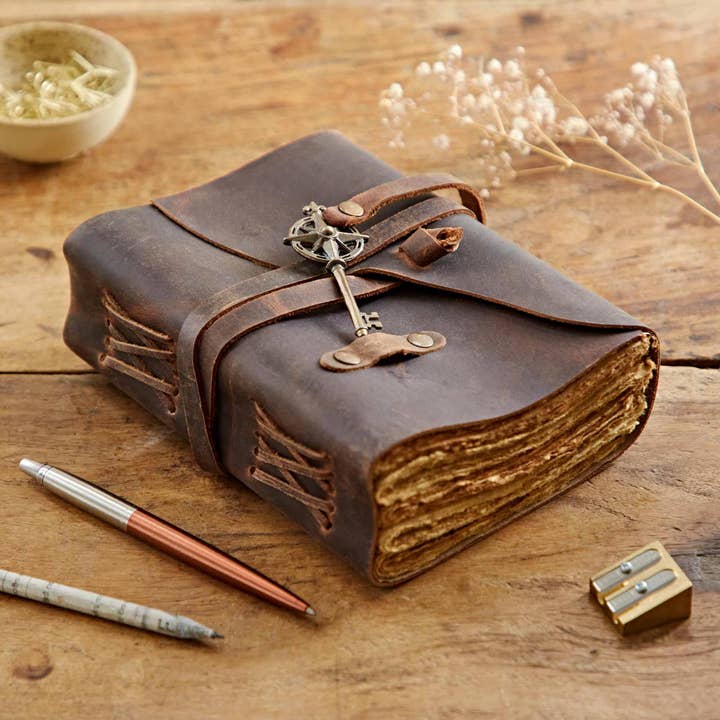 The Paper High Gift Company Limited - Wholesale Journal/Diary - Key Buffalo Leather Journal1