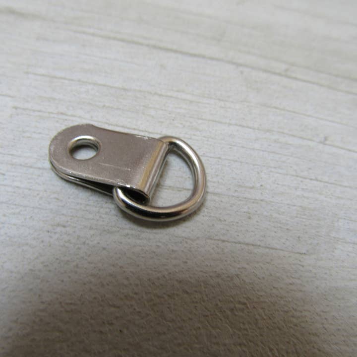 Pack of 20 D Rings Small Single Nickel Silver for wholesale by IronmongeryWorld