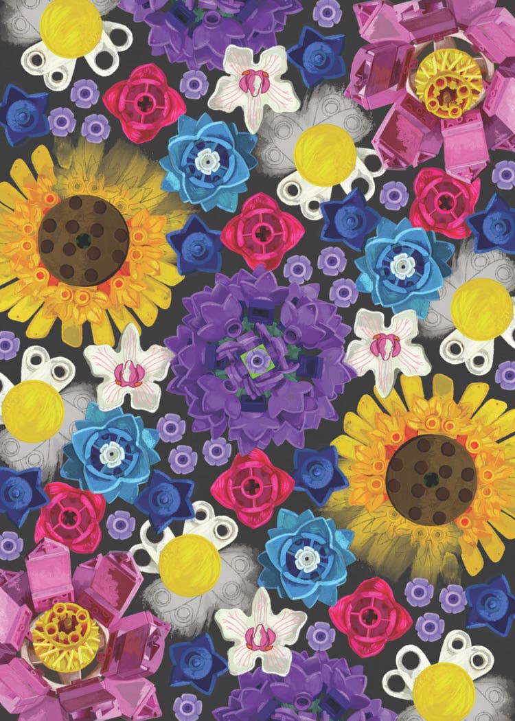 Chronicle Books - Wholesale Playing Cards - LEGO Botanical Playing Cards14