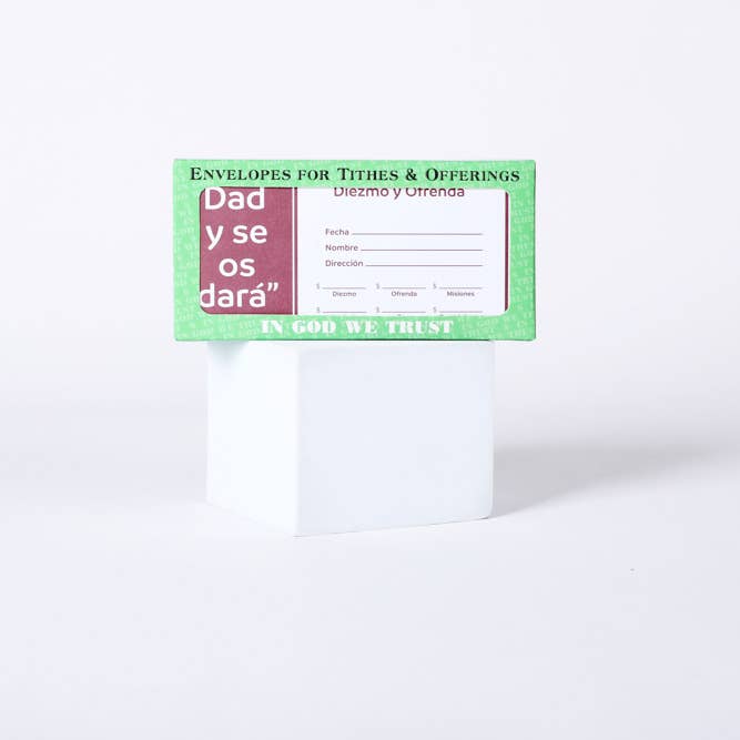 Swanson Christian Products - Wholesale Envelopes - Spanish Envelope for Tithe and Offering - Give and it will be Given - 100 Ct.