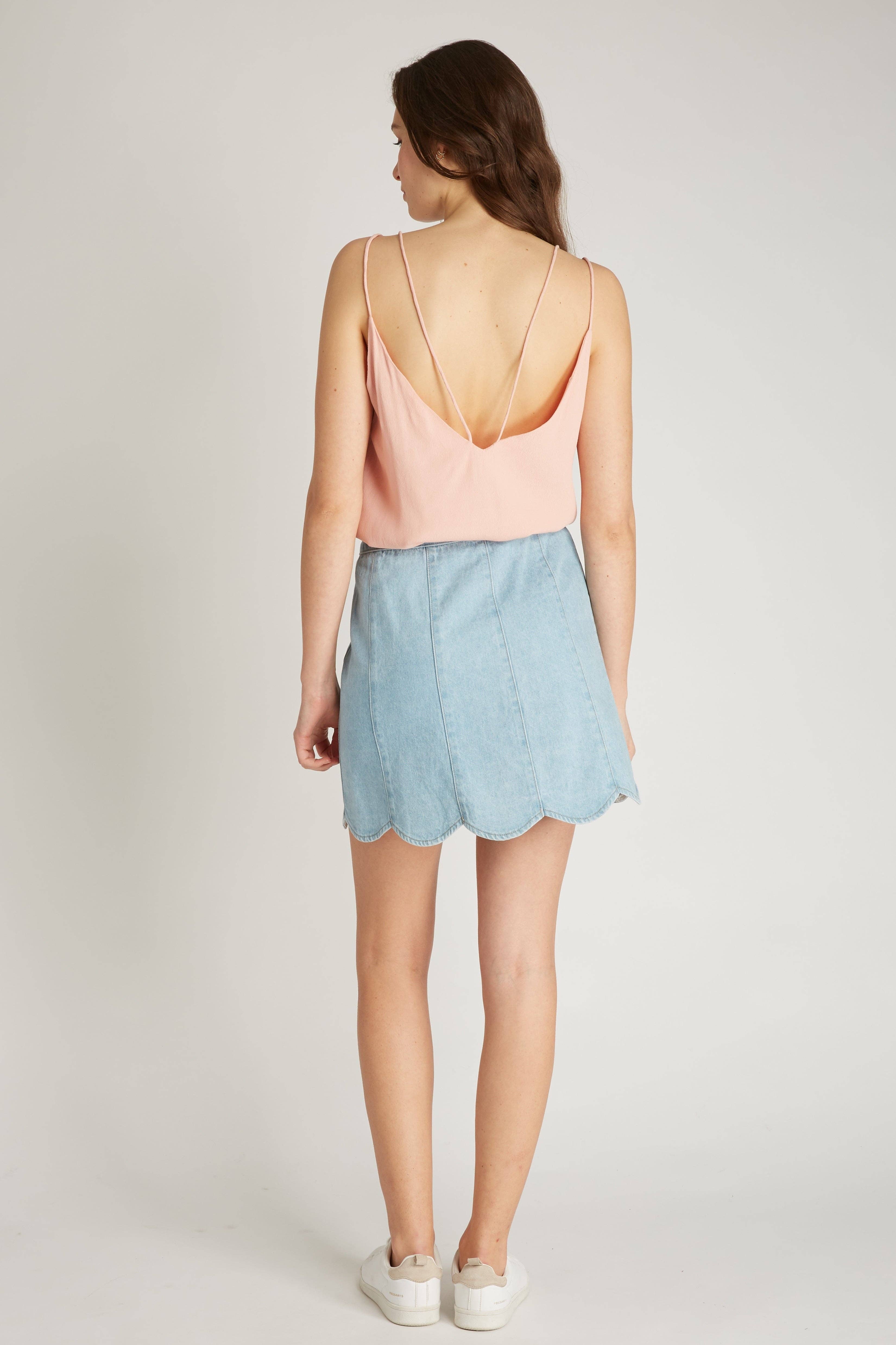 Andy & Lucy – Engroshandel Tanktop – Kvinder – DANNY - Tanktop med åben ryg med tynde stropper9