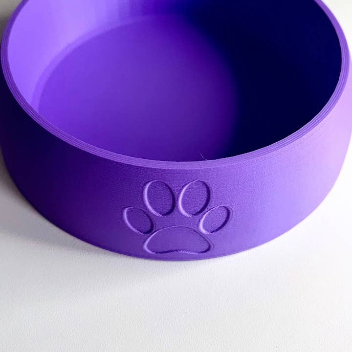 Prairie City Printing Co. - Wholesale Pet Bowl - Cat/Dog - Paw Print Pet Bowl