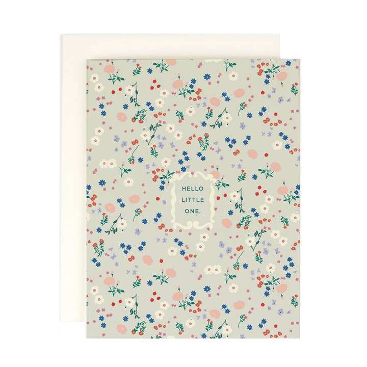 Amy Heitman - Wholesale Baby Card - Hello Little One Greeting Card