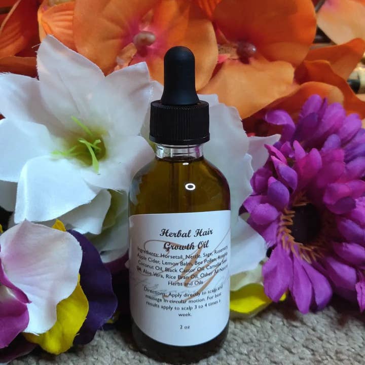 Herbal Hair Growth Oil for wholesale by Naturganic Glow LLC
