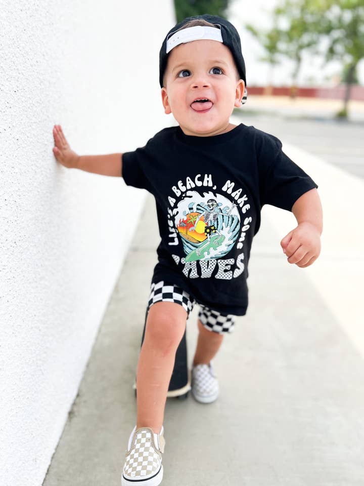 “Life’s A Beach” Tee for wholesale by Little Honey's