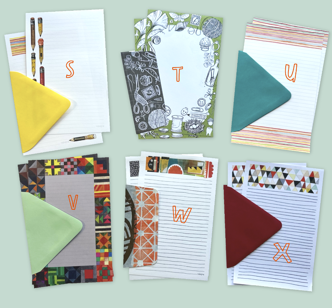 Robayre - Wholesale Stationery/Notecard Set - Variety Pack Letter Writing Stationery Set by Robayre6