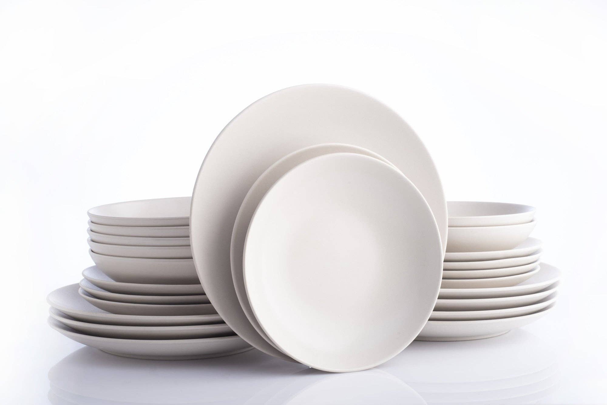 Stone  Lain - Wholesale Dinnerware Set - Semplice Stoneware Dinnerware Set - White Matte - Crafted in Portugal8
