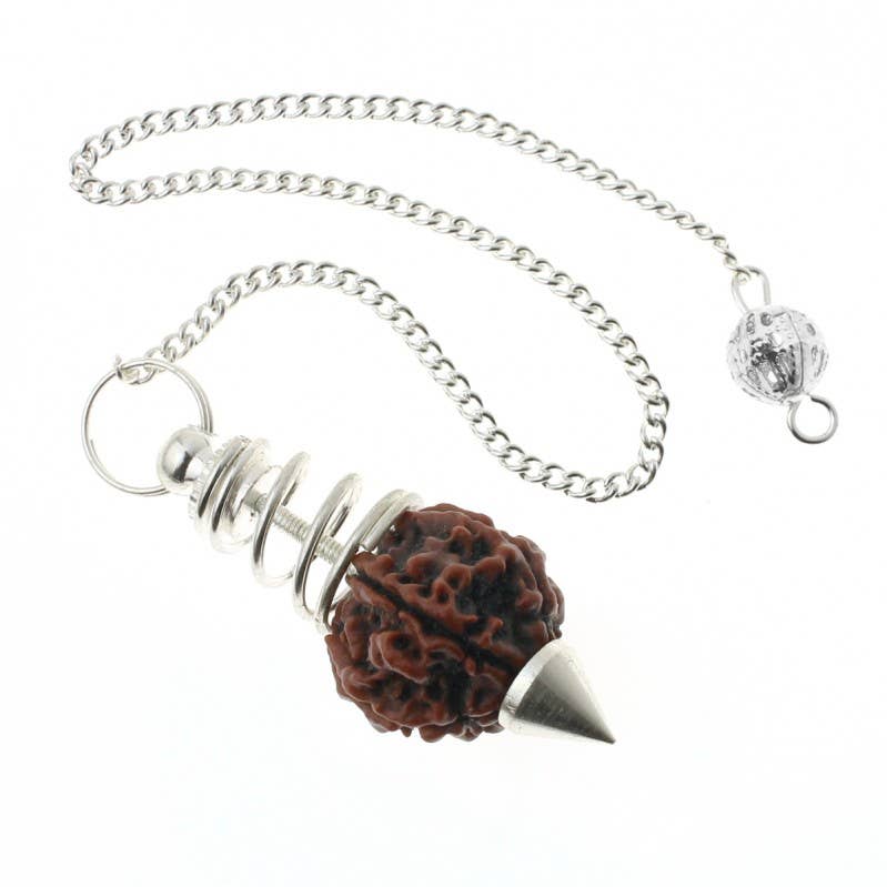 UniArt – wholesale Spiritual stone/crystal – Rudraksha seed pendulum2