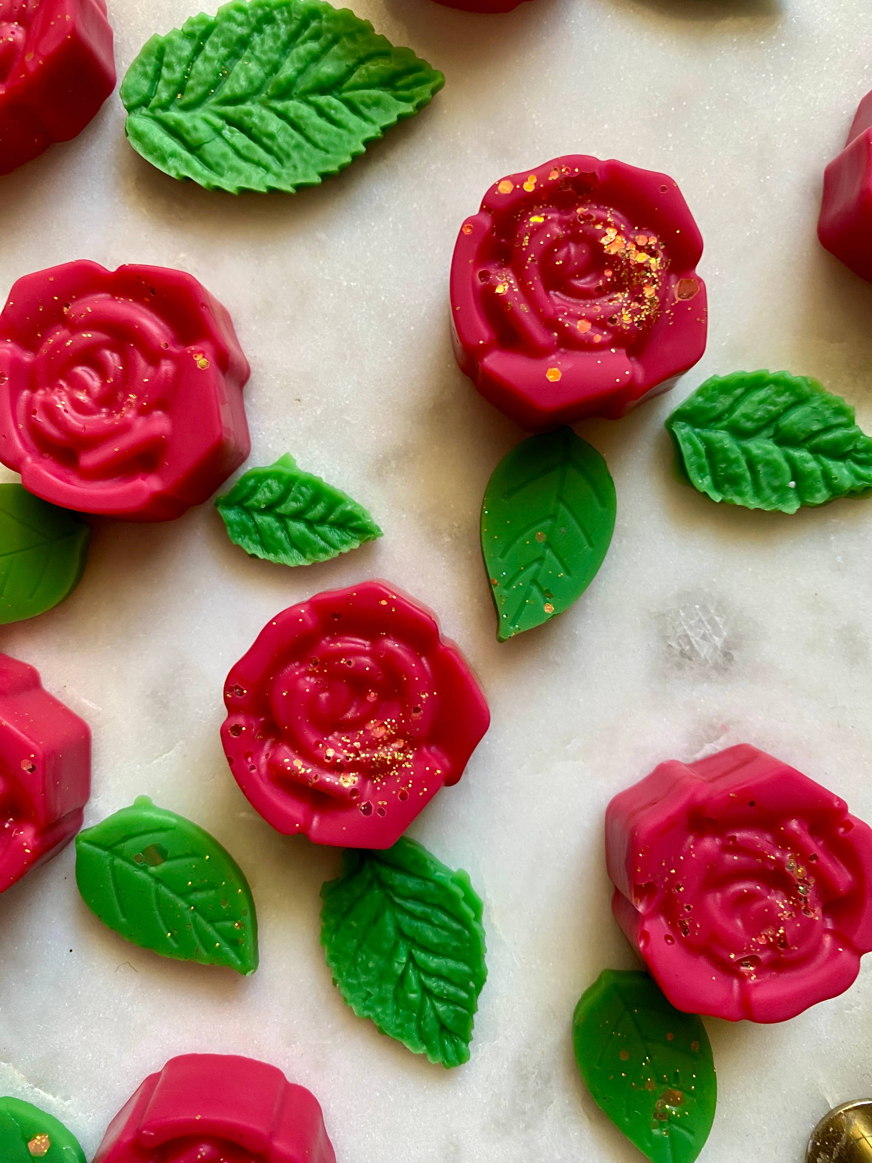 Pétale de cire - Wholesale Wax Melt - Perennial rose scented fondant2