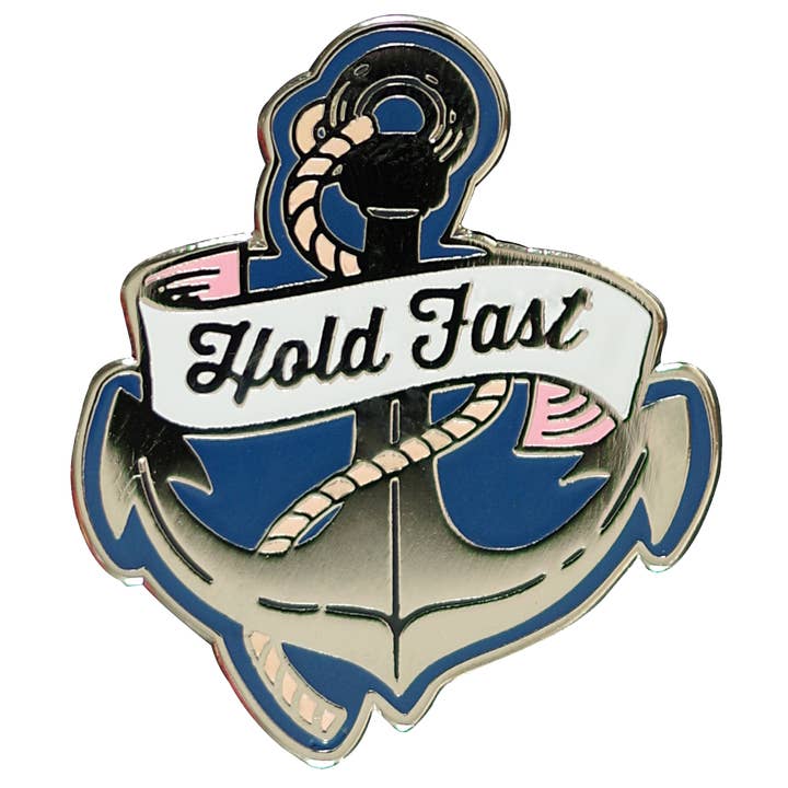 Peter Pauper Press - Wholesale Lapel Pin/Button - Hold Fast Enamel Pin