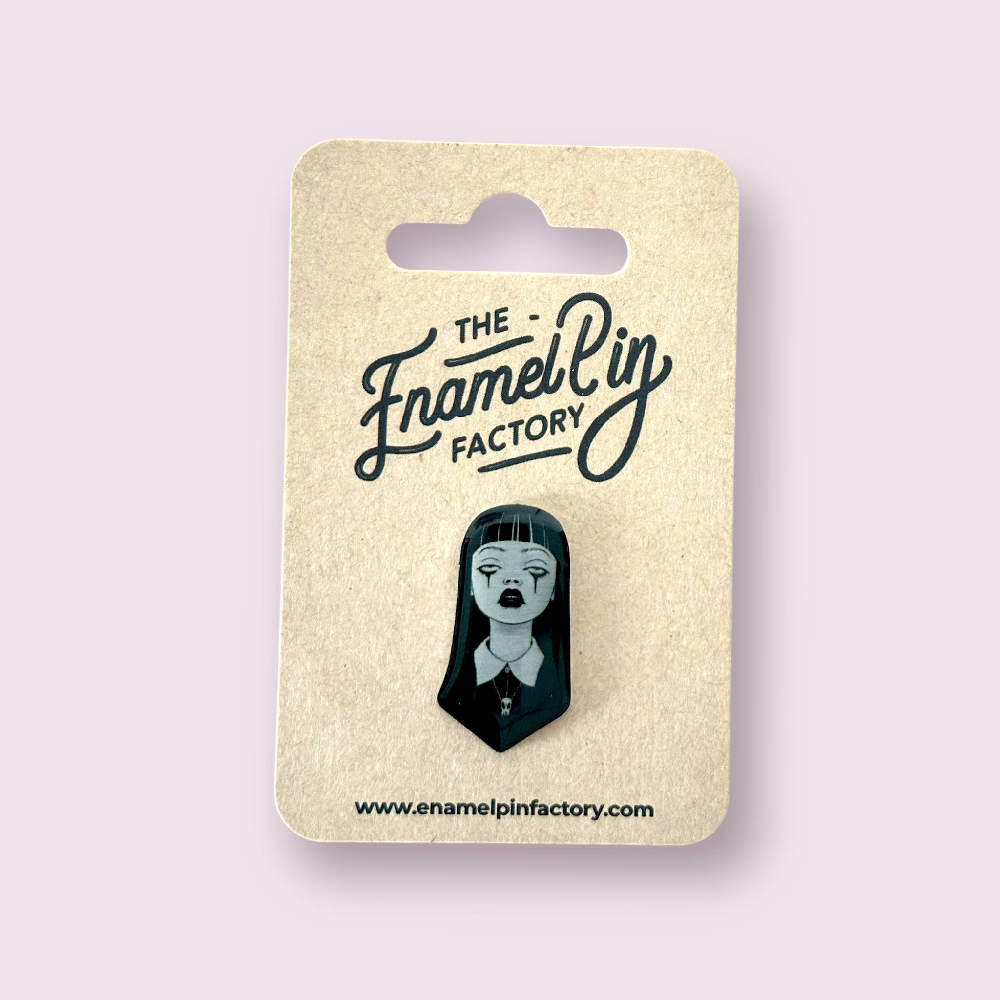 The Enamel Pin Factory – wholesale Lapel pin/button – Wednesday Addams - Eco Enamel Pin Badge2