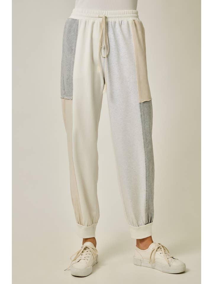 Mystree - Wholesale Pants - Women's - 61539 Color Blocked Track Pants1