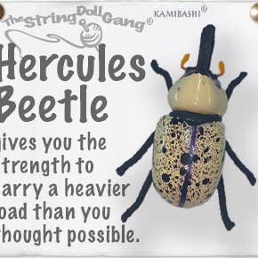 Kamibashi - Wholesale Keychain - Unisex - Hercules Beetle String Doll Keychain