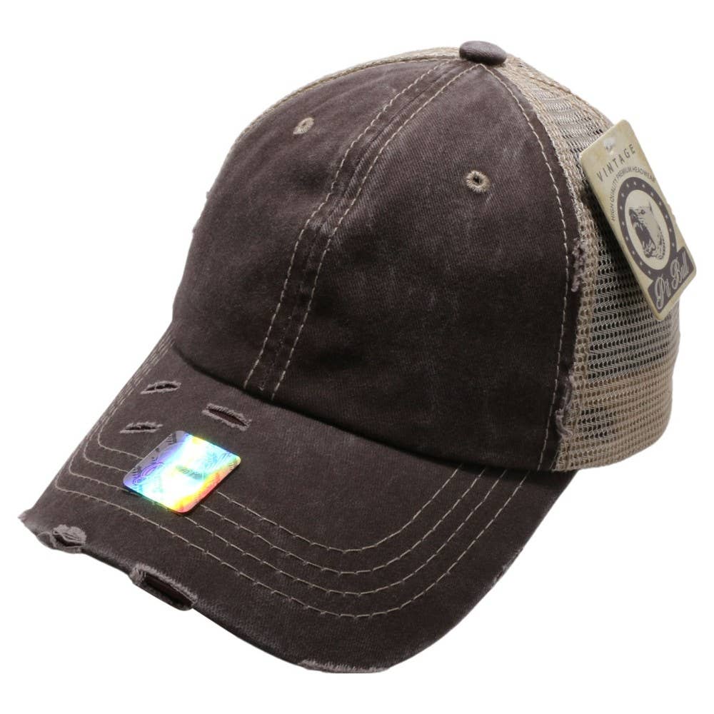 DOBBI - Venta al por mayor Gorra trucker - Mujer - Gorras Trucker de Malla Vintage con Pigmento DOBBI10