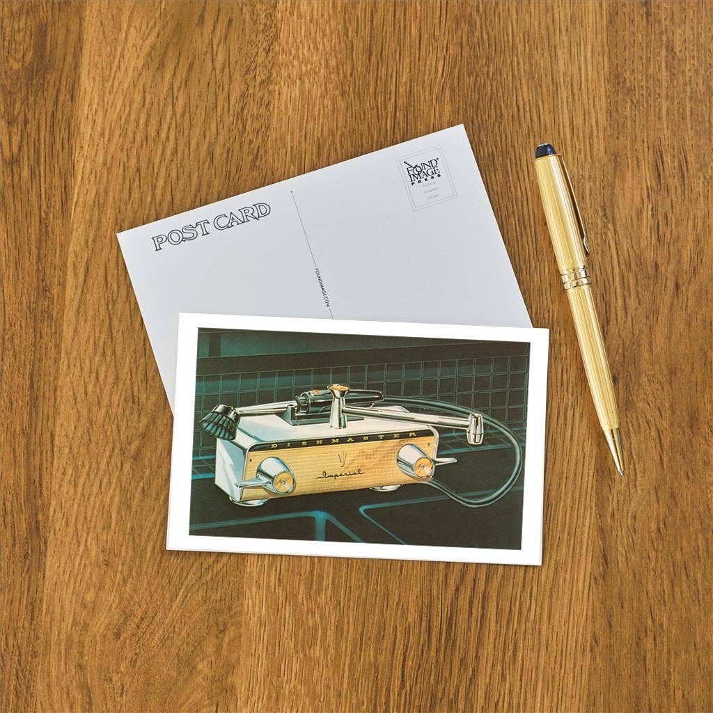 Found Image Press - Wholesale Postcard - Postcard AC-246 Fancy Sink Faucet Fixture1