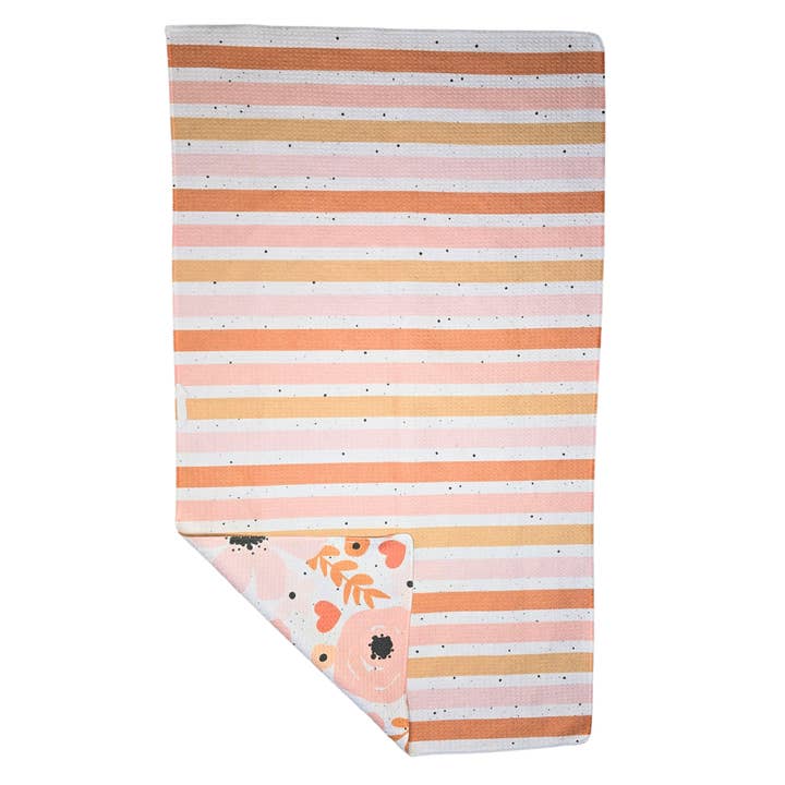 Berry Sweet Towels - Wholesale Tea Towel - Buy Me Flowers Microfiber Hand Towel - Waffle Weave 18x30"1