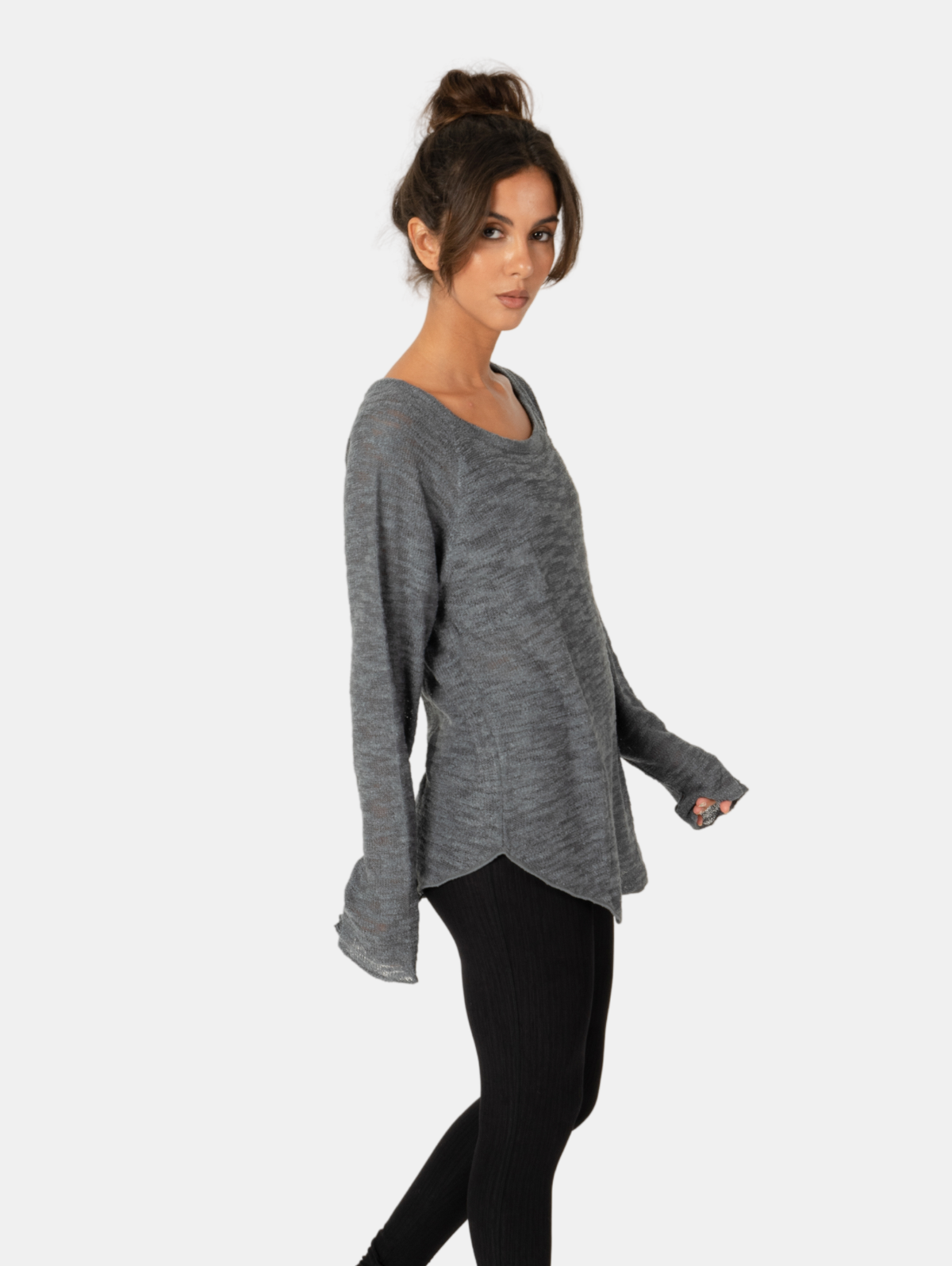 Hands To Hearts - Wholesale Tunic - Women's - Chillax Tee Slate1