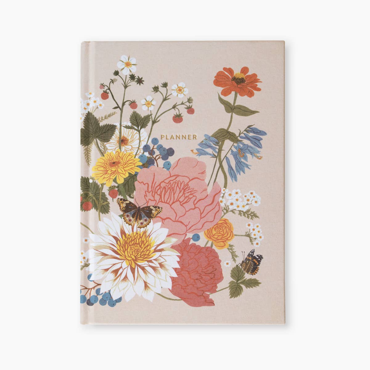 Botanica Paper Co. – Engroshandel Planner – Garden Flora | Linnedindbundet Dato-fri Planlægger0