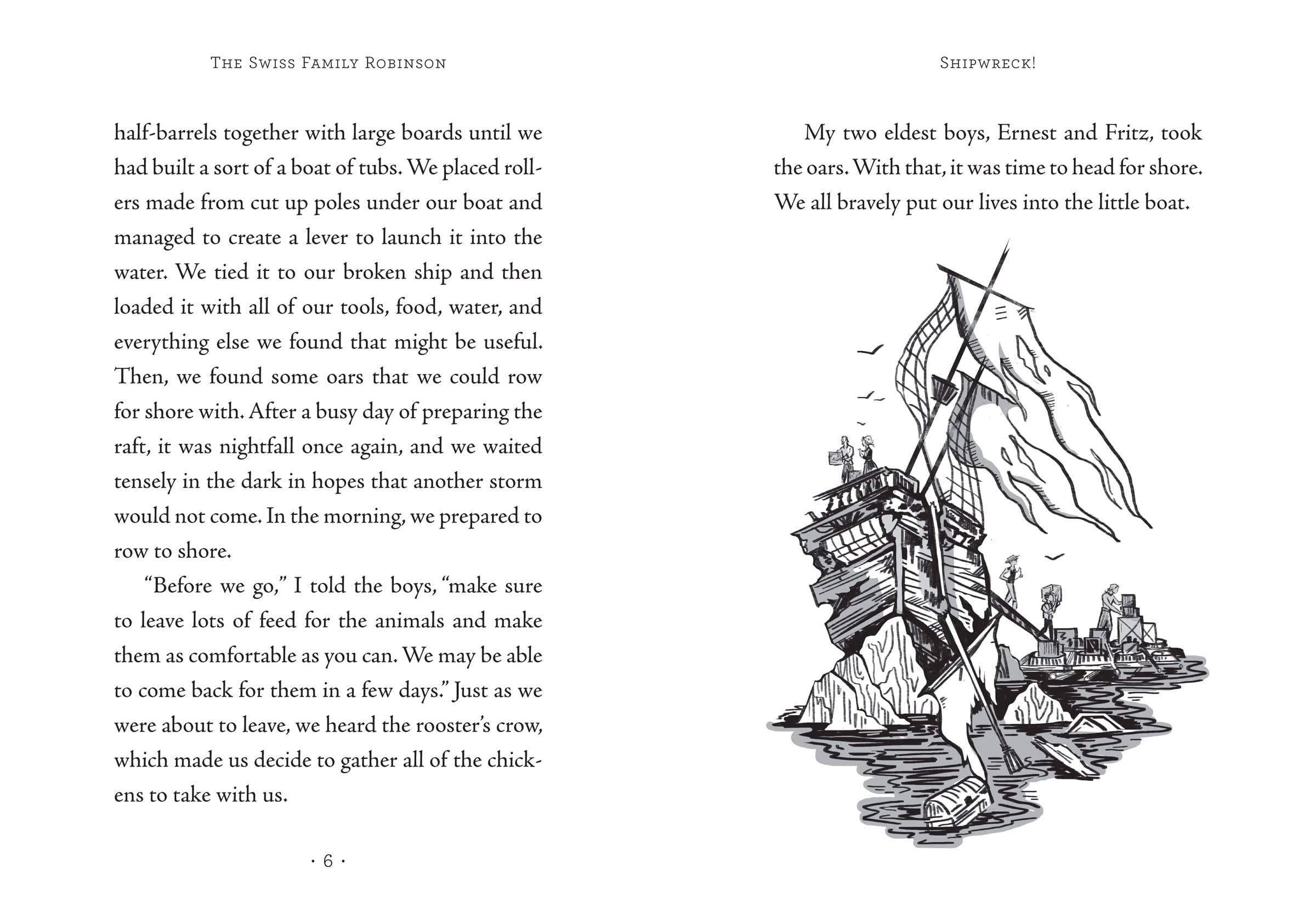 Union Square & Co. - Wholesale Book - Kids - Classic Starts®️: The Swiss Family Robinson (Abridged Editio3