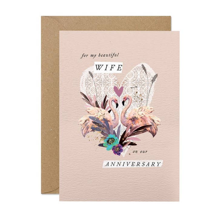 Stephanie Davies - Venta al por mayor Tarjetas de aniversario - Aniversario de bella esposa1