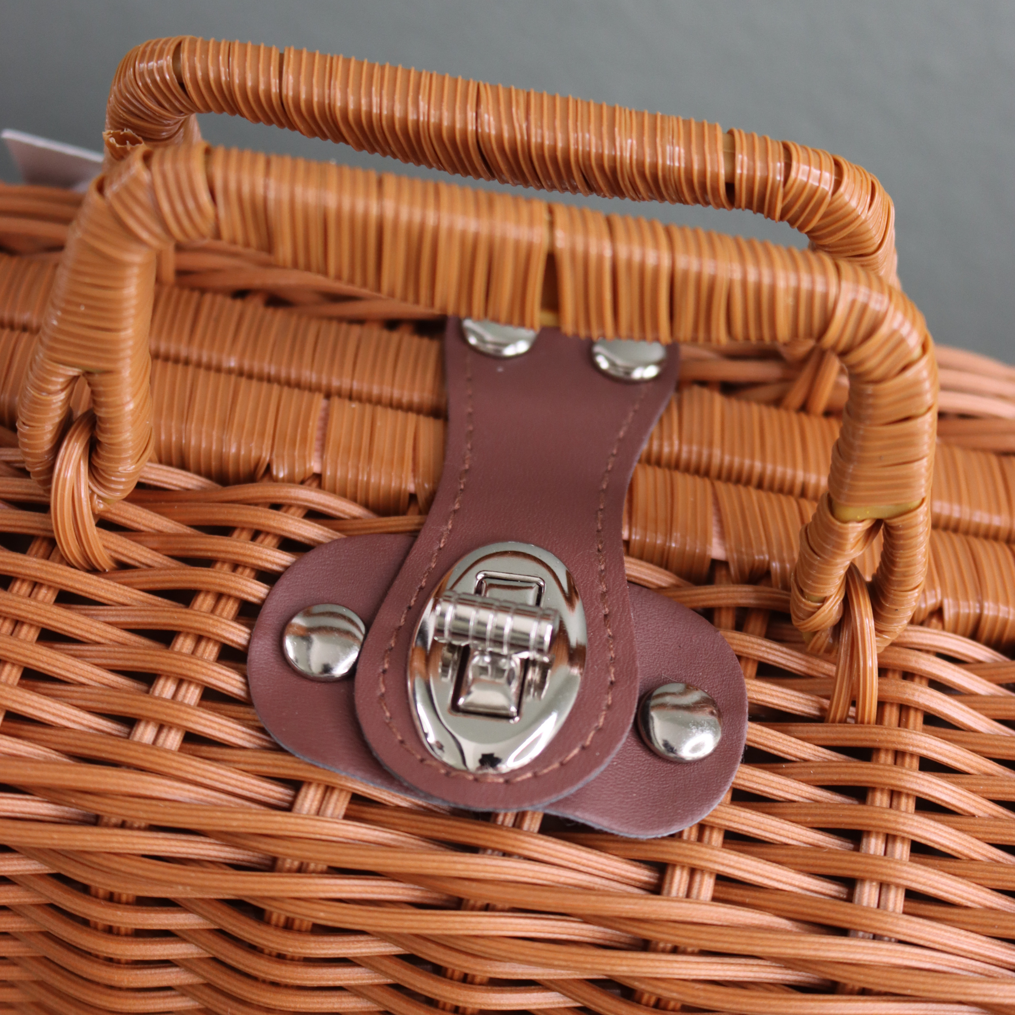 DrifWoo - Vente Pochette cadeau - Panier-cadeau en valise tissée à la main, panier-cadeau vide4