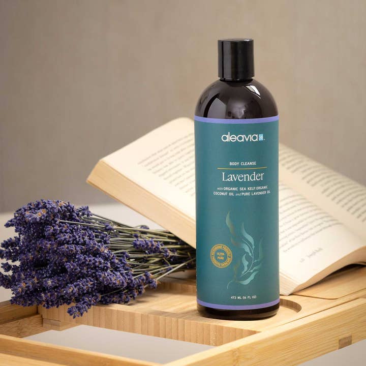 Aleavia - Wholesale Body Wash/Shower Gel - Lavender Prebiotic Body Cleanse1