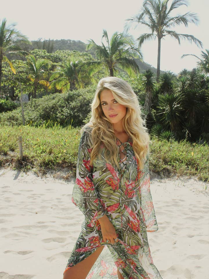 Palm Beach badekjole med overtræk for engroshandel hos Kandy coast