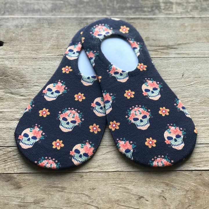 Dia de Los Muertos No-Show-Socken für den Großhandel von Simply Me • Gentlemen Est. 2017 LLC
