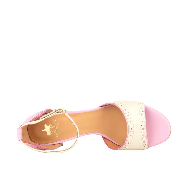 Embassy London – wholesale High heels – Women’s – Croupier - Pink & White Pastel5