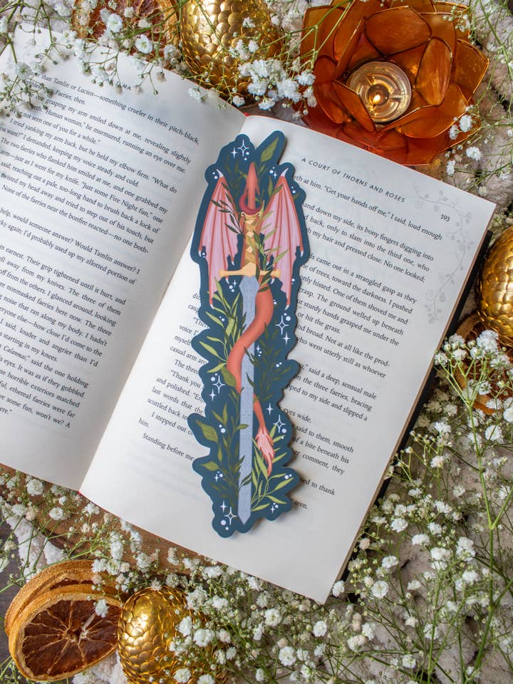 Dragon Sword Fantasy Bookmark for wholesale by Meaggie Moos