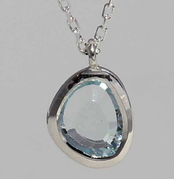 Campur GmbH - Wholesale Pendant/Charm Necklace - silver pendant with topaz | fine sparkle1