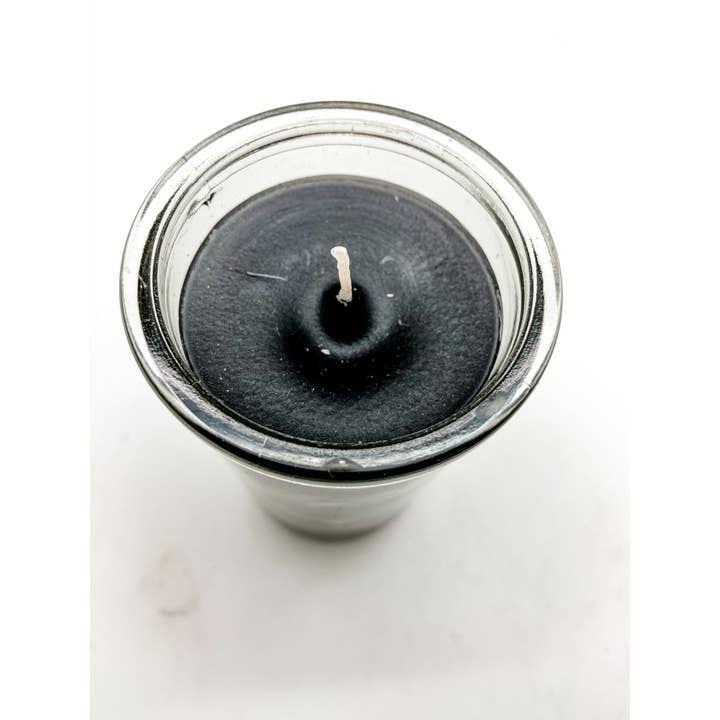 Ceridwen’s - Wholesale Jar/Filled Candle - Black 2 Day Candle - remove negative energy, protection
