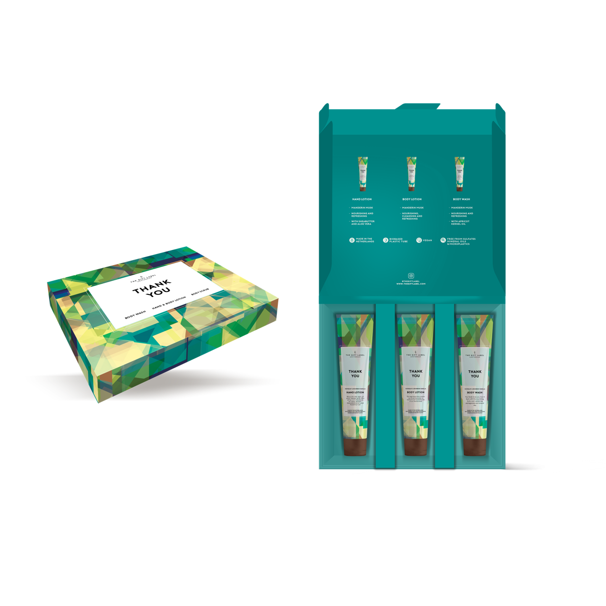 The Gift Label - Wholesale Bath & Body Set - Luxe mailbox giftset - Thankyou0