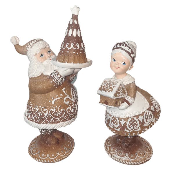 1 SET DE FIGURINES DE NOËL EN PAIN D'ÉPICE POUR LE PÈRE NOËL pour la vente par Dunn Deals