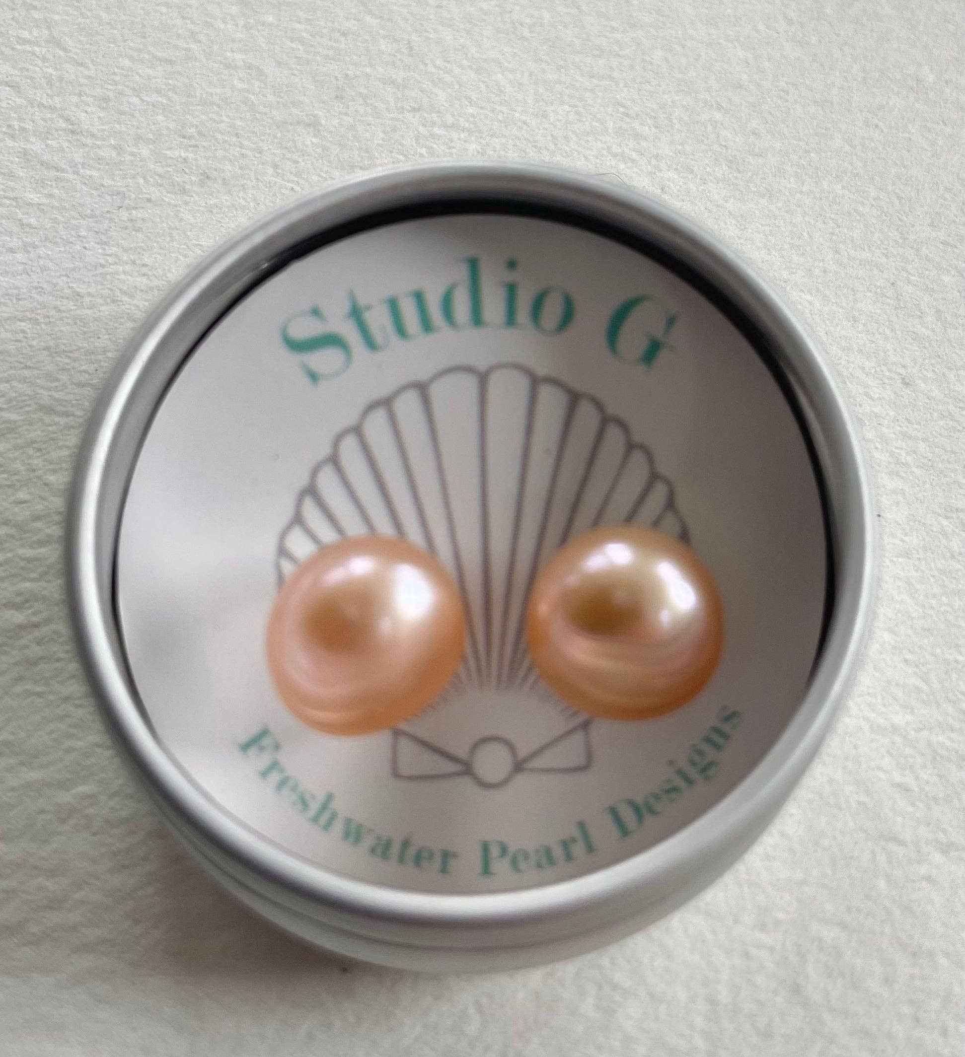 Studio G - Wholesale Stud/Post Earrings - #101- 7-8mm Freshwater Pearl Stud2