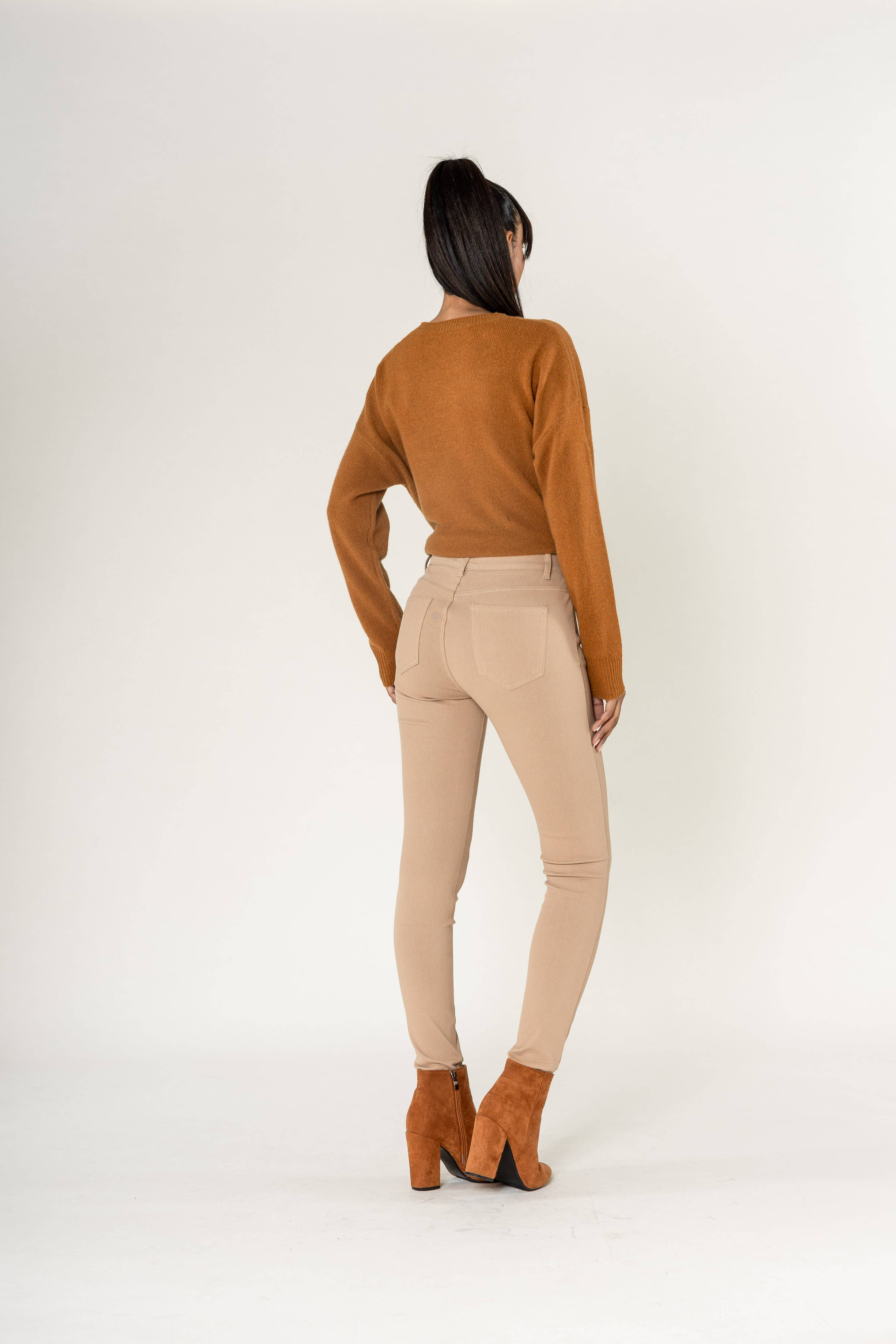 Nina Carter - Wholesale Fashion Leggings - Women's - Super stretch leggings with comfortable zip A00315