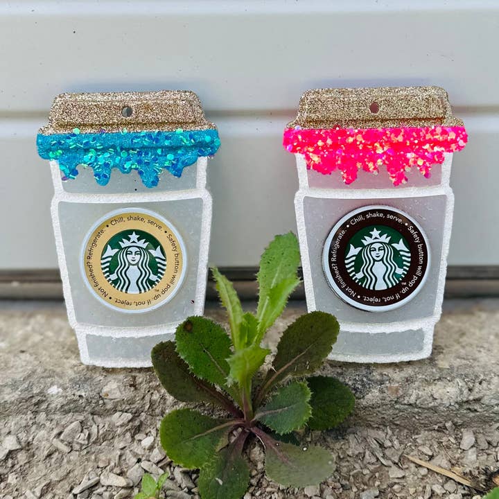 Latte Cup Car Freshie for wholesale by Southern Creek Wholesale