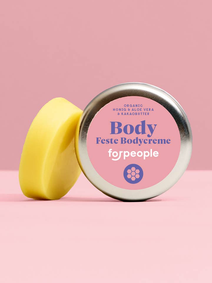 Solid Body Butter - Beeswax & Aloe Vera for wholesale by forpeople skincare GmbH