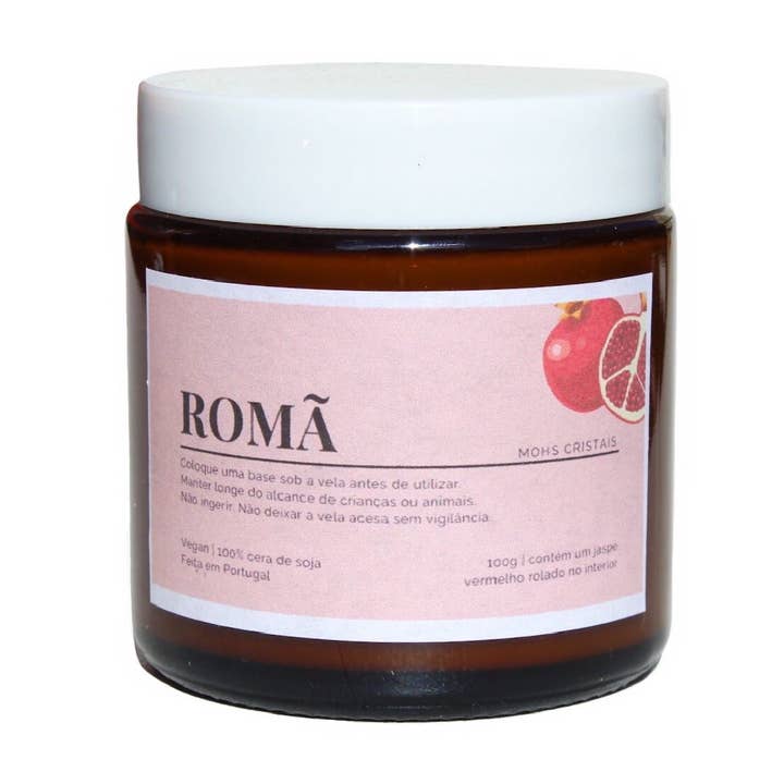 Soja vax ljus - granatäpple arom för wholesale av MOHS Cristais