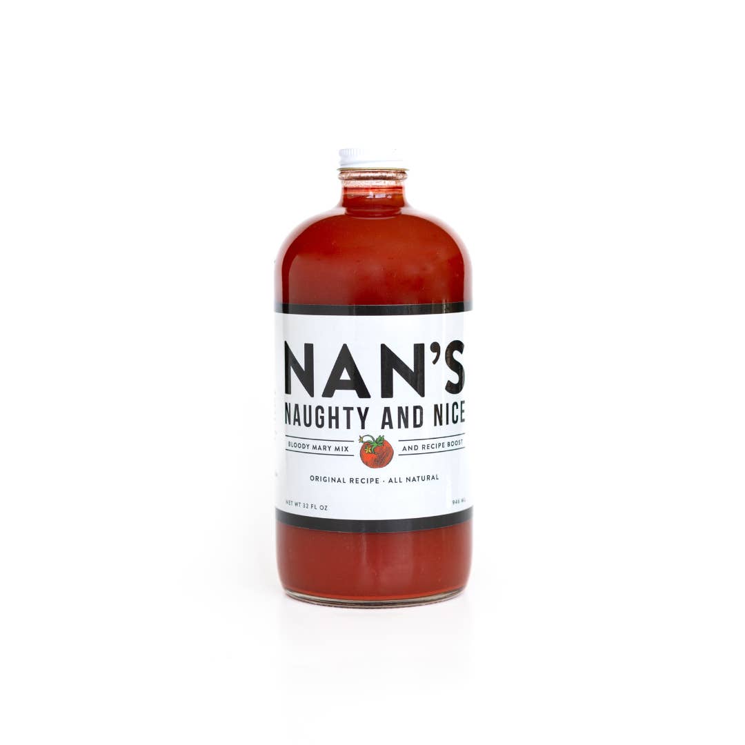 Nan's Naughty And Nice Bloody Mary Mix And Recipe Boost - Wholesale Cocktail Mix/Syrup - Nan's Naughty And Nice Bloody Mary Mix - Original - 32