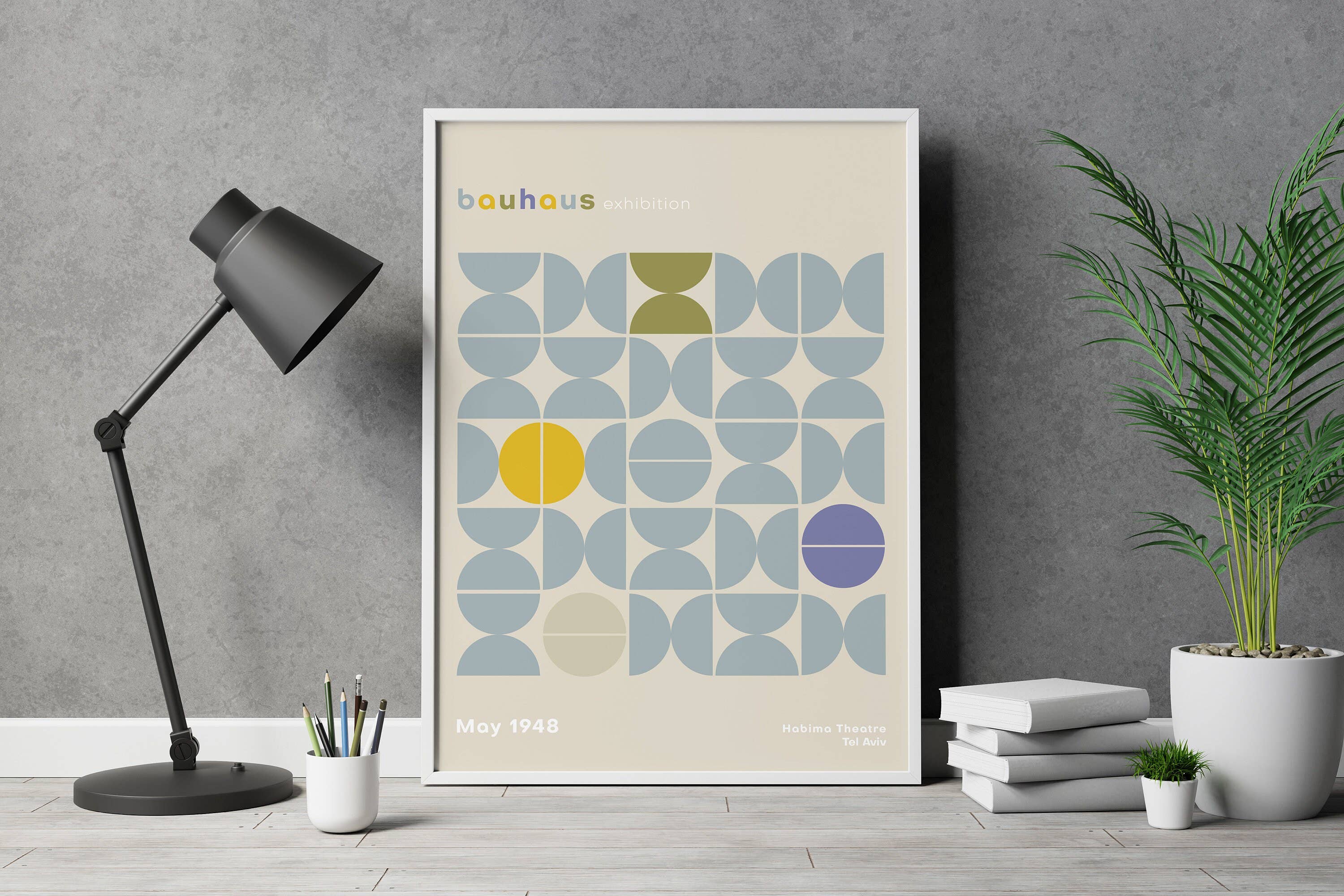 Jaffa Orange - Venta al por mayor Pósteres - Póster Bauhaus de Tel Aviv, Israel, arte para pared de cocina2